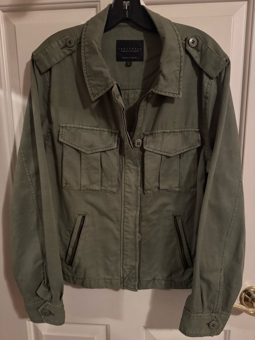 Sanctuary Utility Habitat Jacket In Olive **NWOT**  Size - XL - Picture 12 of 16